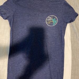 navy blue t-shirt